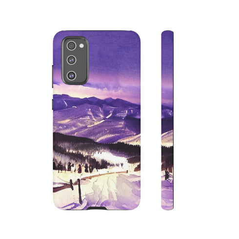 Vail Colorado at Christmas - Impact Resistant Phone Case Samsung Galaxy S20 FE Matte